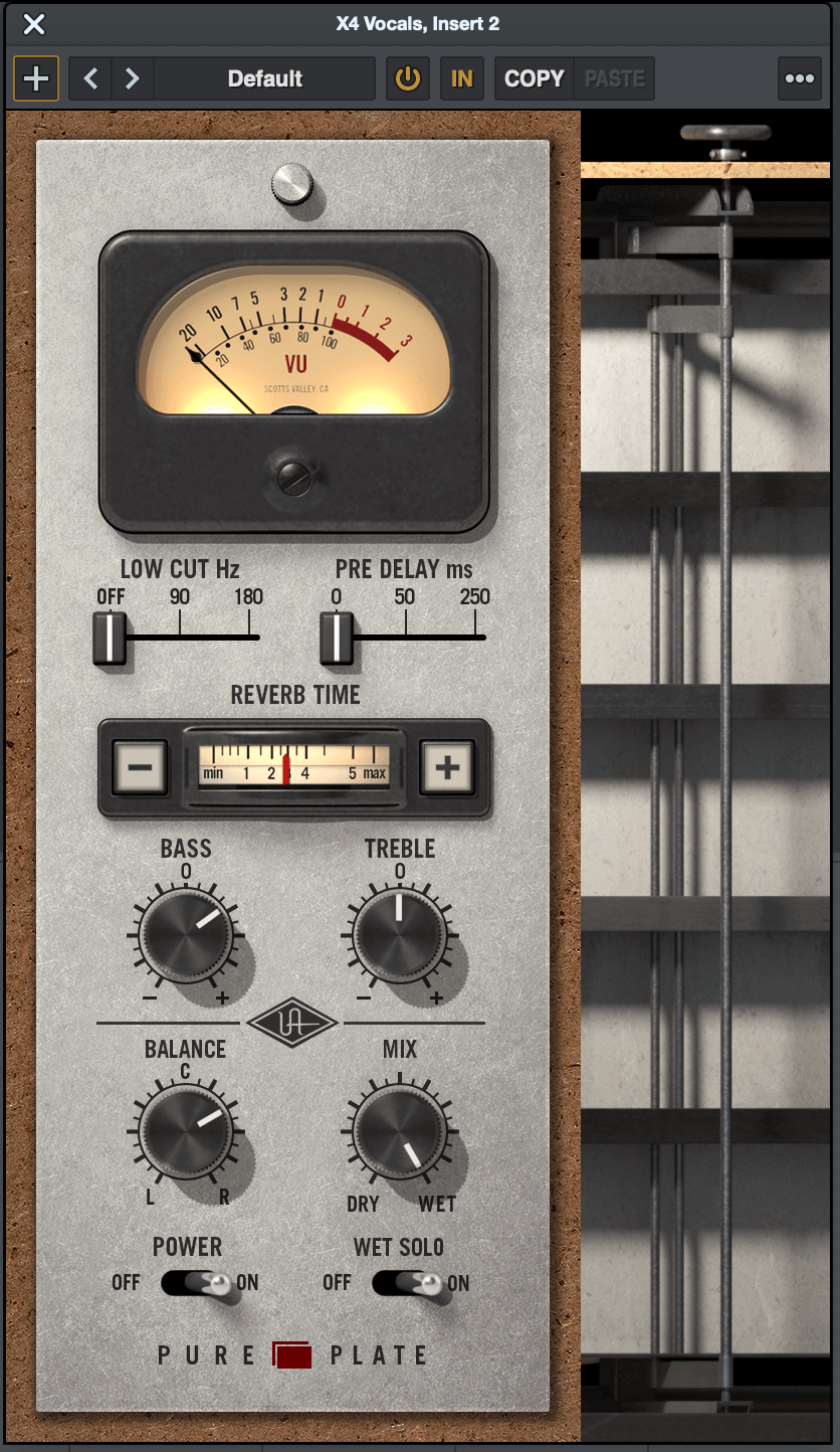 Universal Audio Pure Plate Reverb